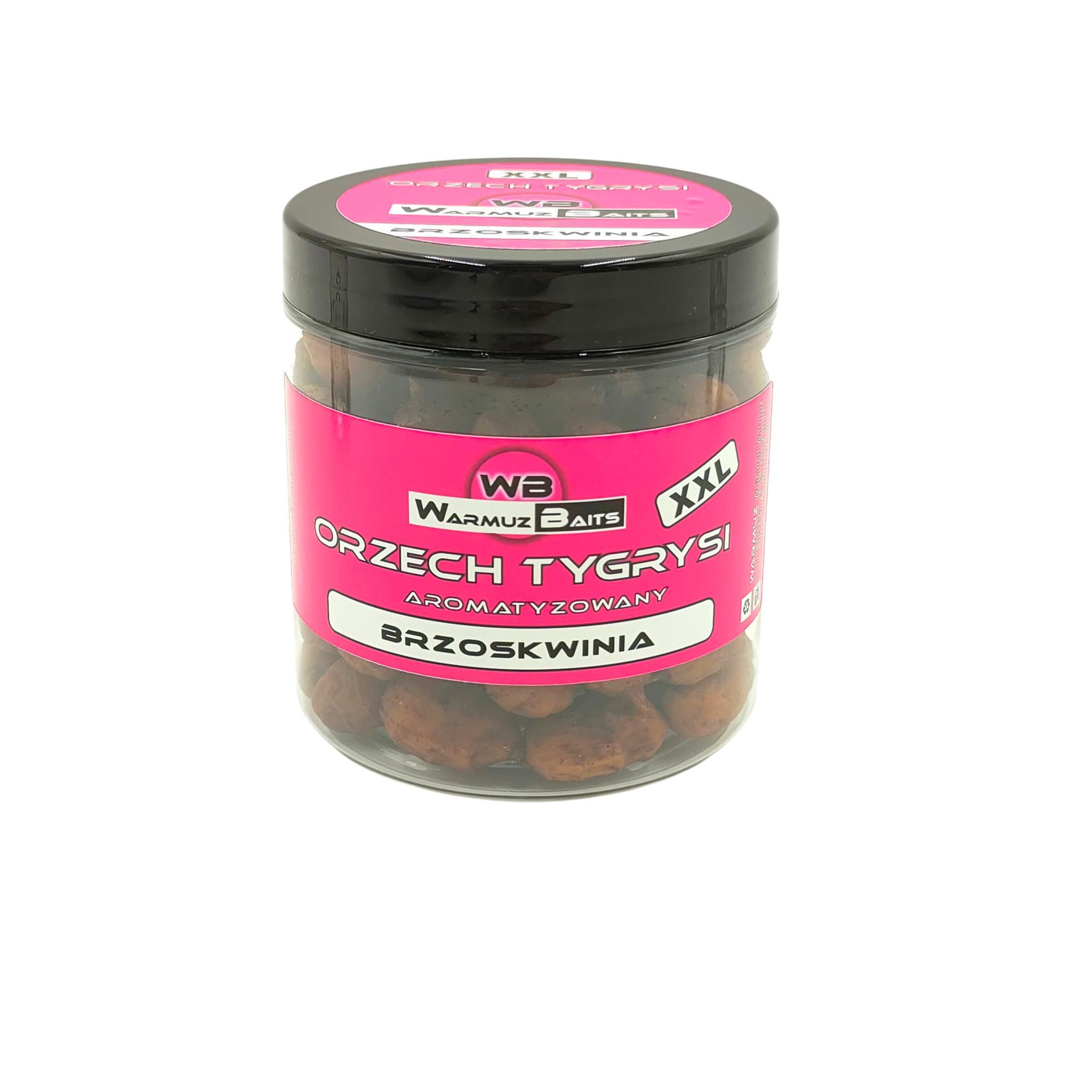 Orzechy Tygrysie XXL przynętowe Warmuz Baits 250ml BRZOSKWINIA