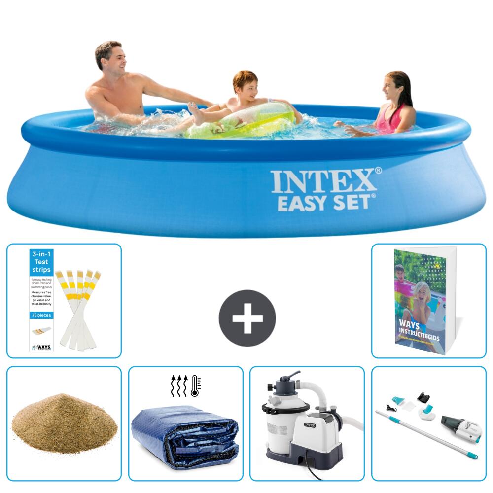 INTEX Basen Easy Set Okrągły - 305x61 cm - 7-częściowy S89