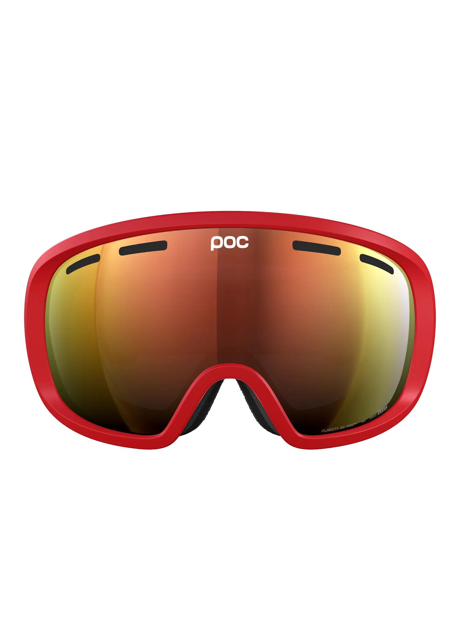 Gogle narciarskie POC Fovea - prismane red/sunny orange