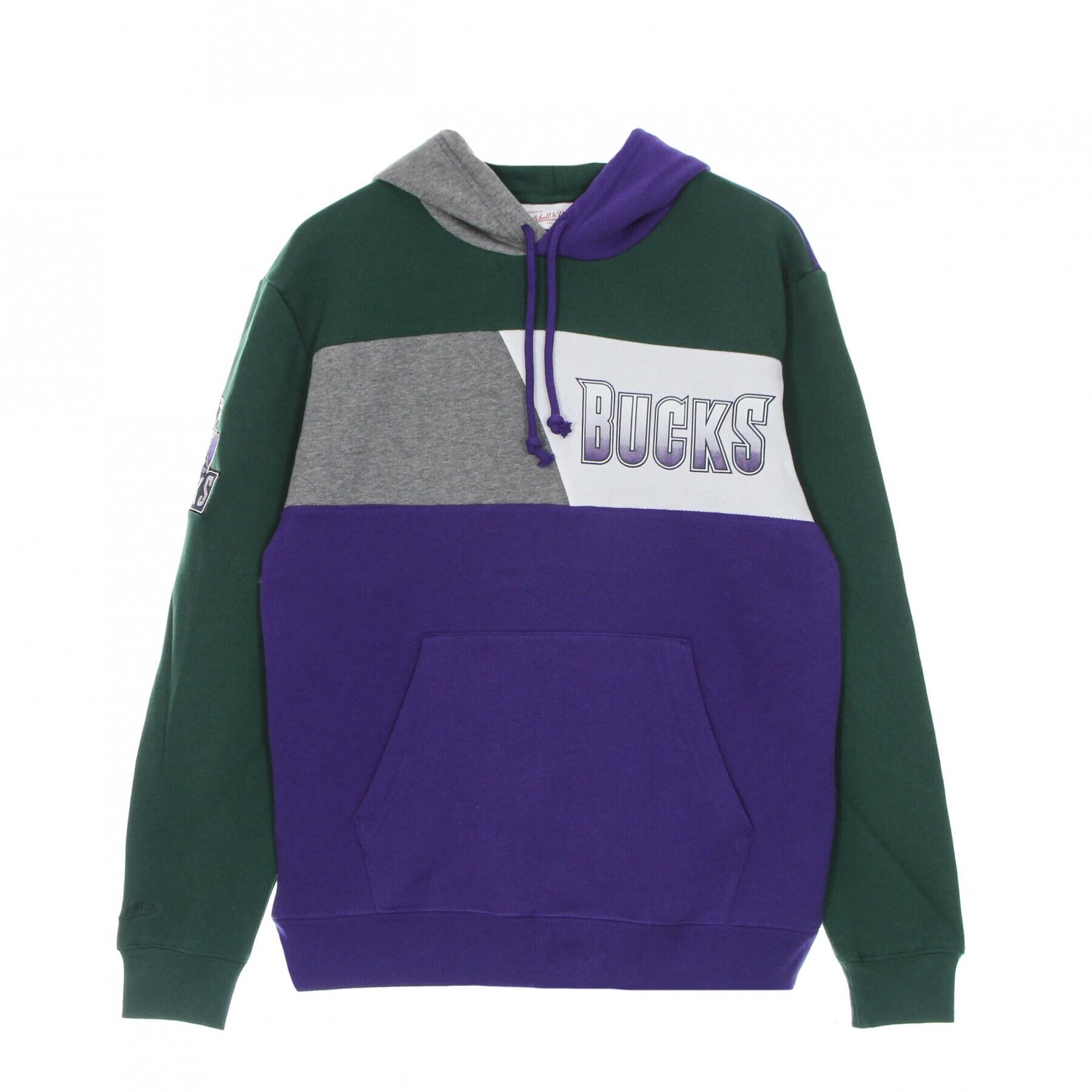 Sweatshirt z kapturem Milwaukee Bucks