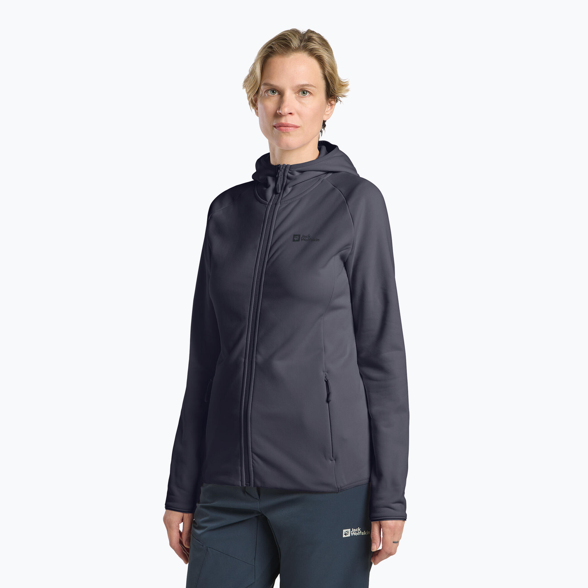 Bluza damska Jack Wolfskin Baiselberg Hooded FZ