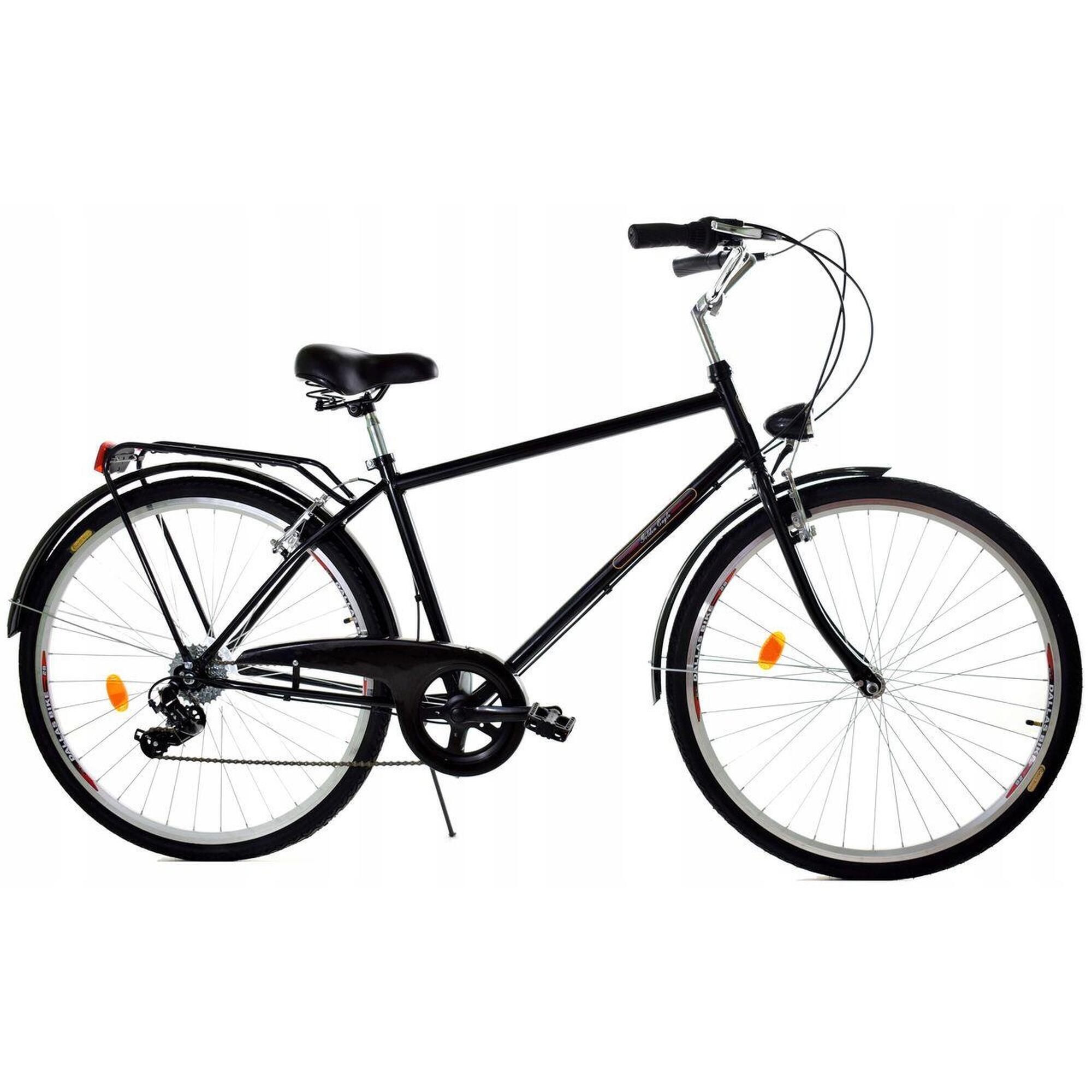 Rower Miejski Dallas Bike City 28 7spd Men - czarny