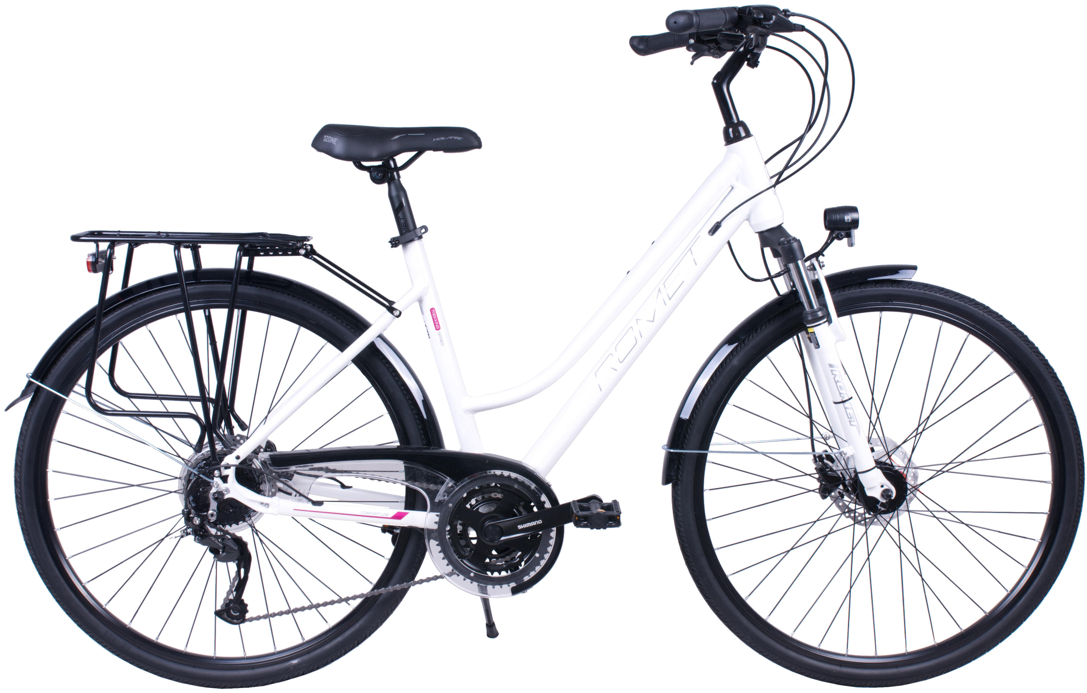 Rower trekkingowy damski Romet Gazela 6.1 Limited Export 28 M(18) biały