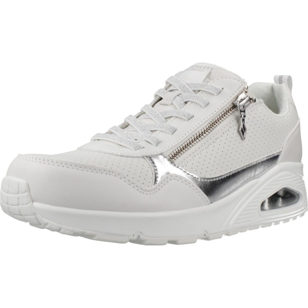 Buty SKECHERS UNO METALLIC SLIDERS Biały