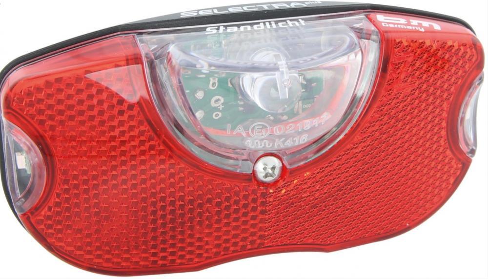 Busch & Müller Selectra Plus tylne światło LED na bagażnik 80 mm