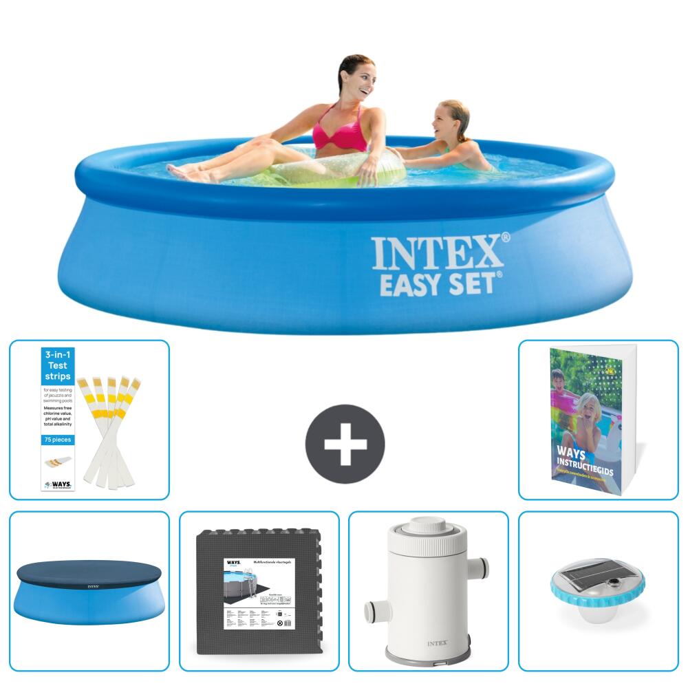 INTEX Basen Easy Set Okrągły - 244x61 cm - 7-częściowy S138