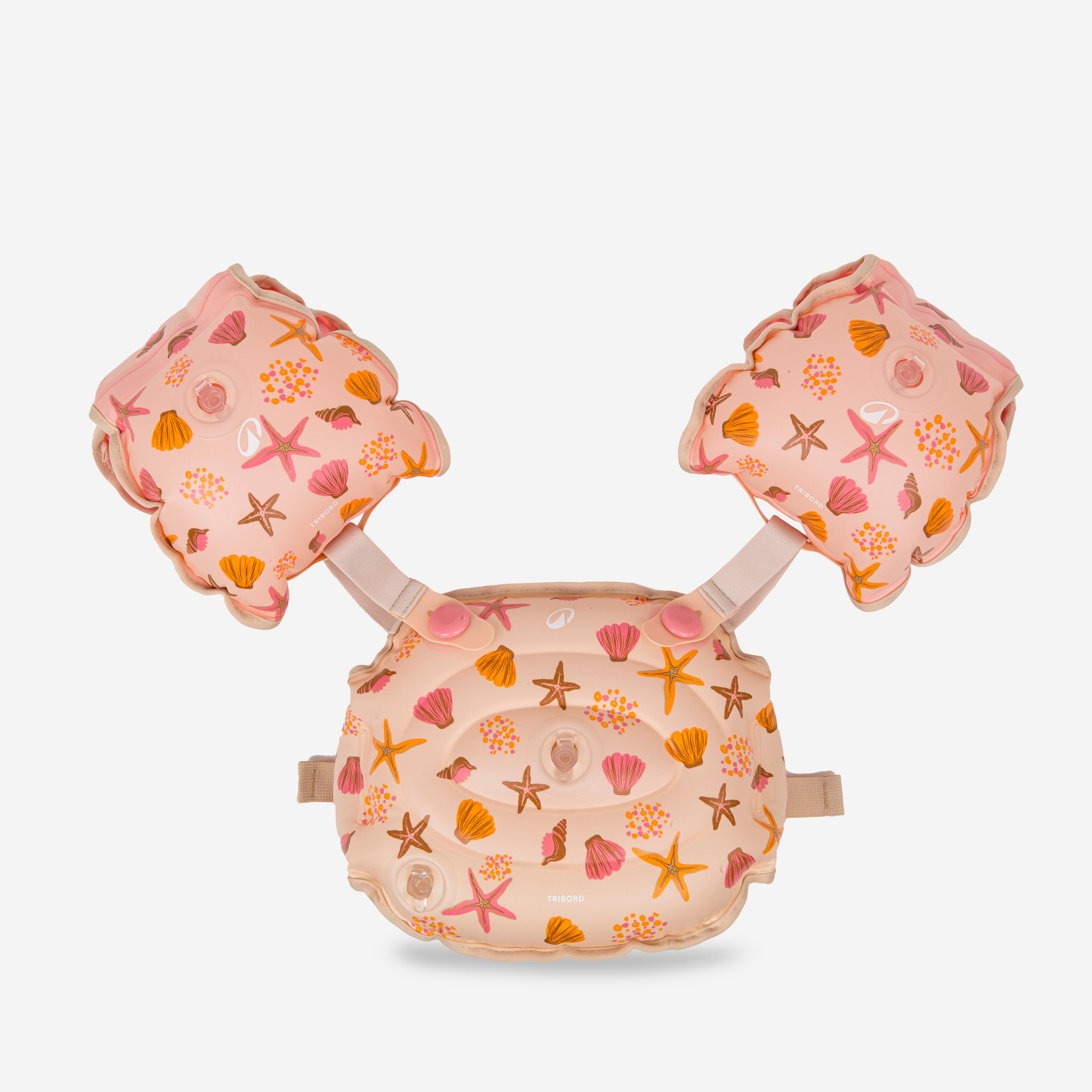 Rękawki-pas edukacyjny pływacki dla dzieci Nabaiji Tiswim Shell 15-30 kg