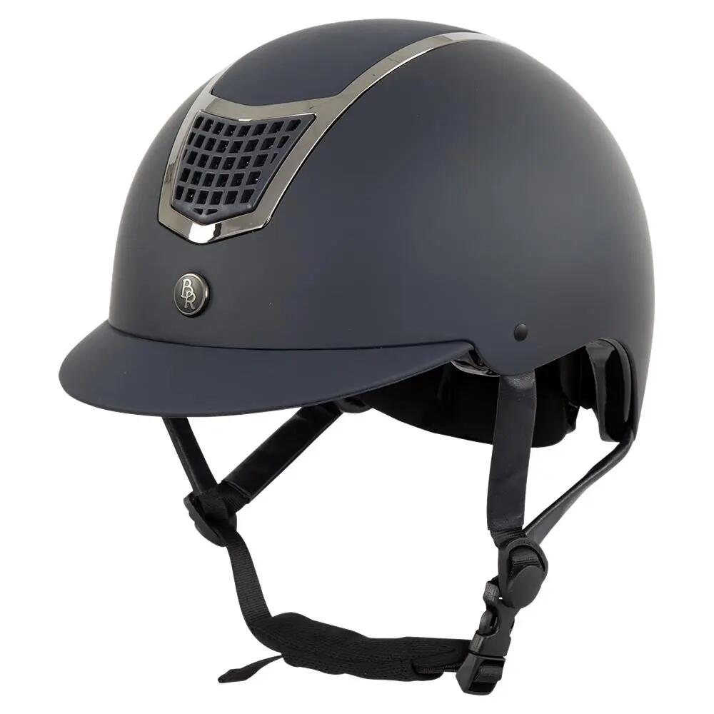 Standardowy kask jeździecki z daszkiem BR Equitation Lambda Painted