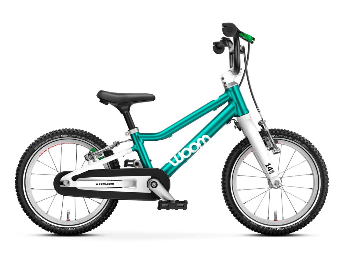 Rower dziecięcy woom GO 2 metallic turquoise