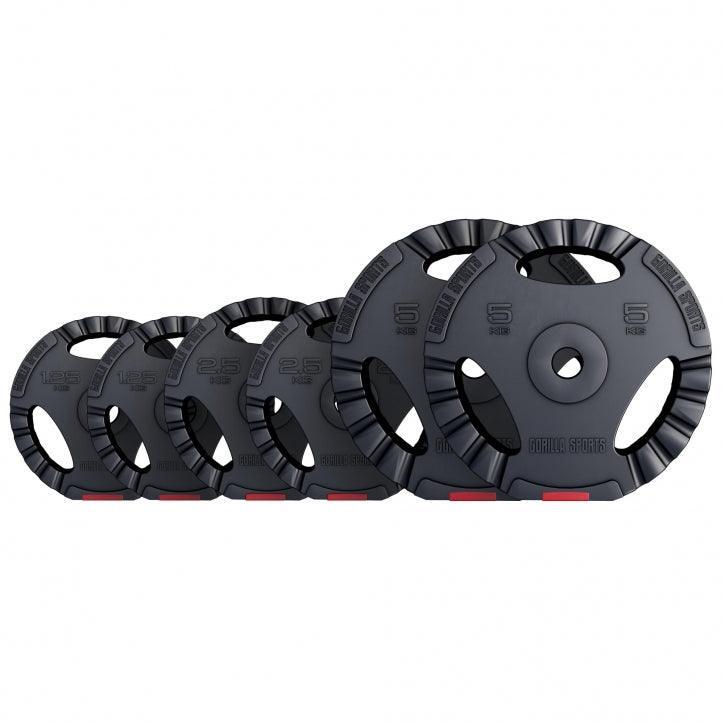 Zestaw 17,5 kg obciążenia winylowe 31 mm z uchwytami Goriilla Sports