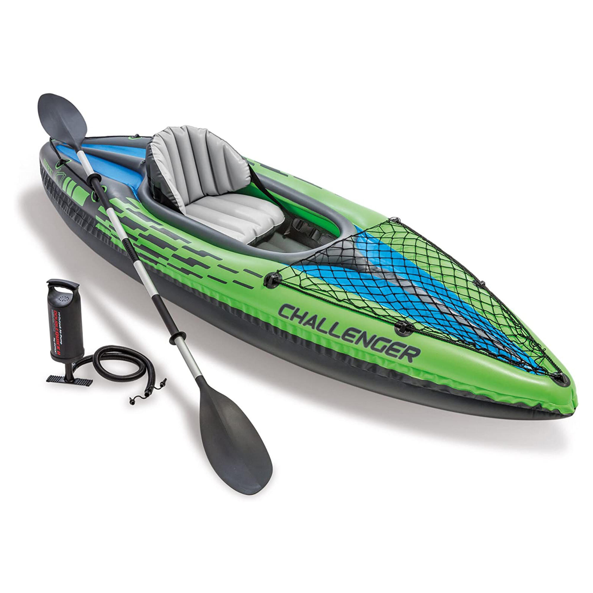 Kajak dmuchany Intex Challenger K1 68305 274x76x33 zestaw pompka wiosło
