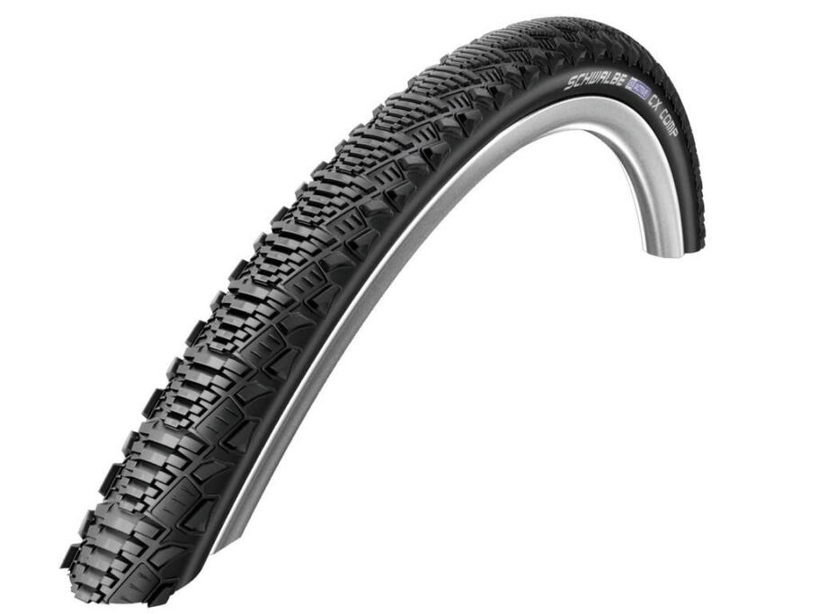 Opona Cx Comp 28 X 1,35 Czarna Odblaskowa