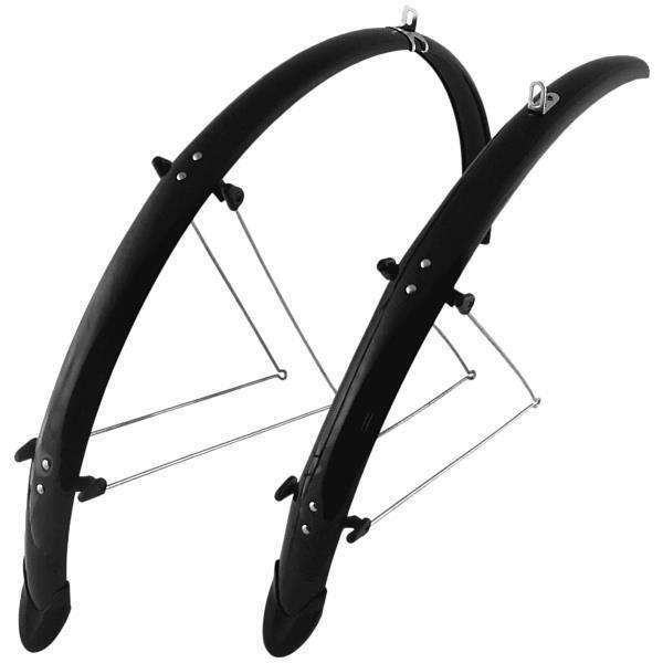 Błotniki rowerowe Orion 28 58 mm komplet z chlapaczami czarne