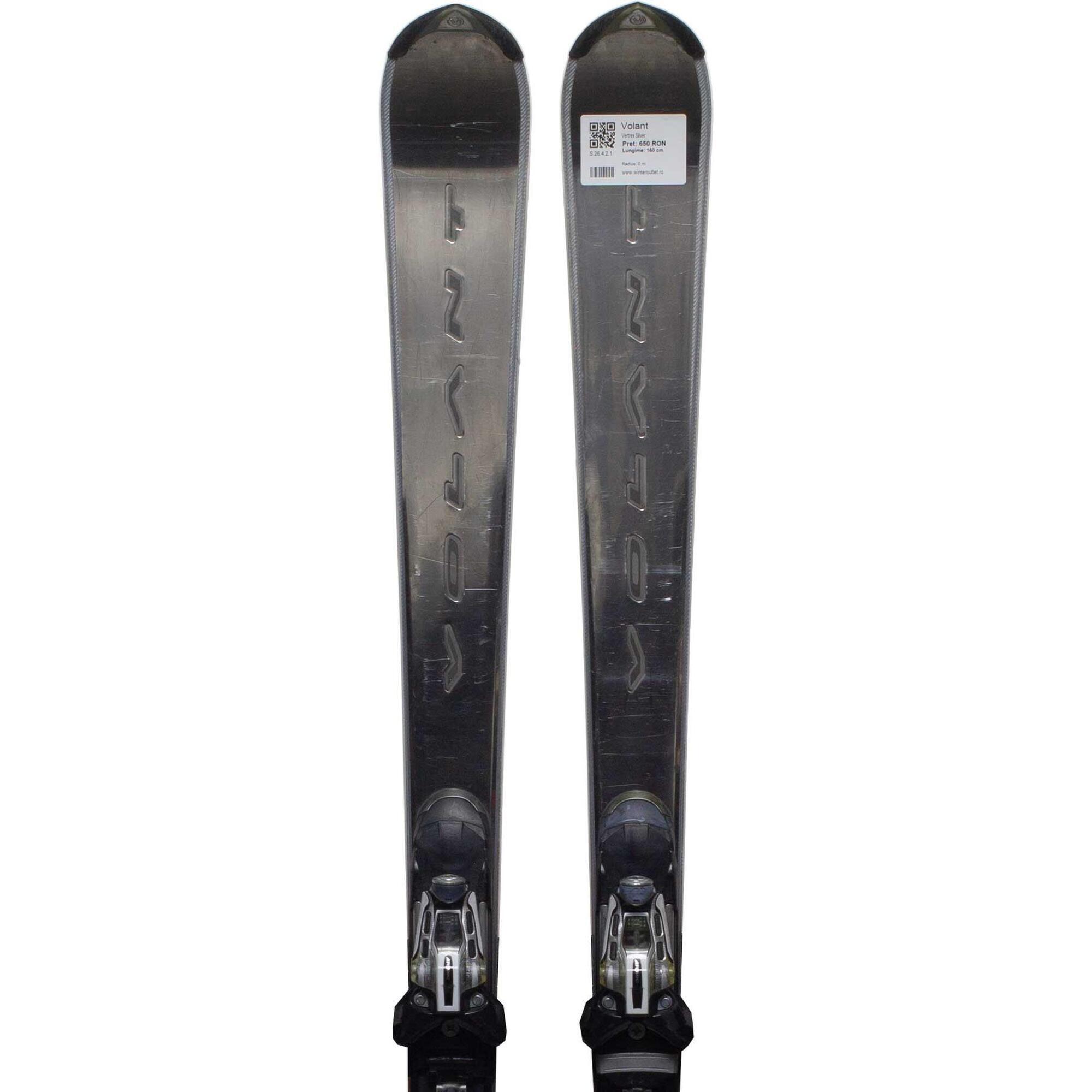 Second Life- Narty VOLANT Vertex Silver 155 cm- Stan bardzo dobry