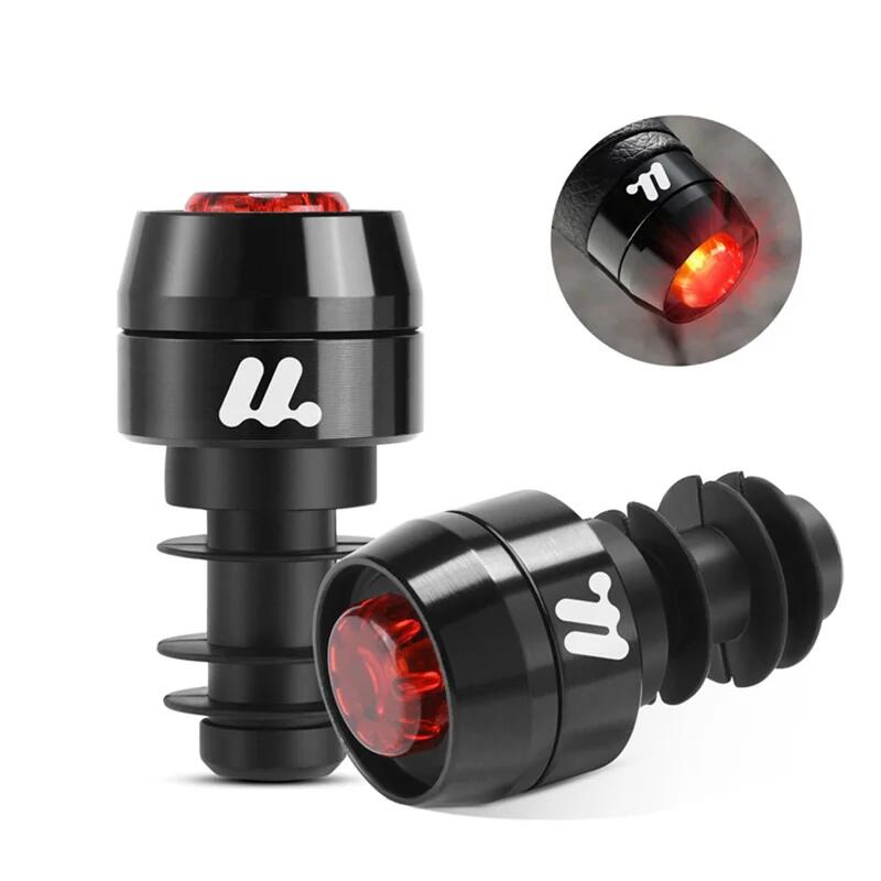 Lampy bezpieczeństwa LED do kierownicy rowerowej 3 tryby 1 para