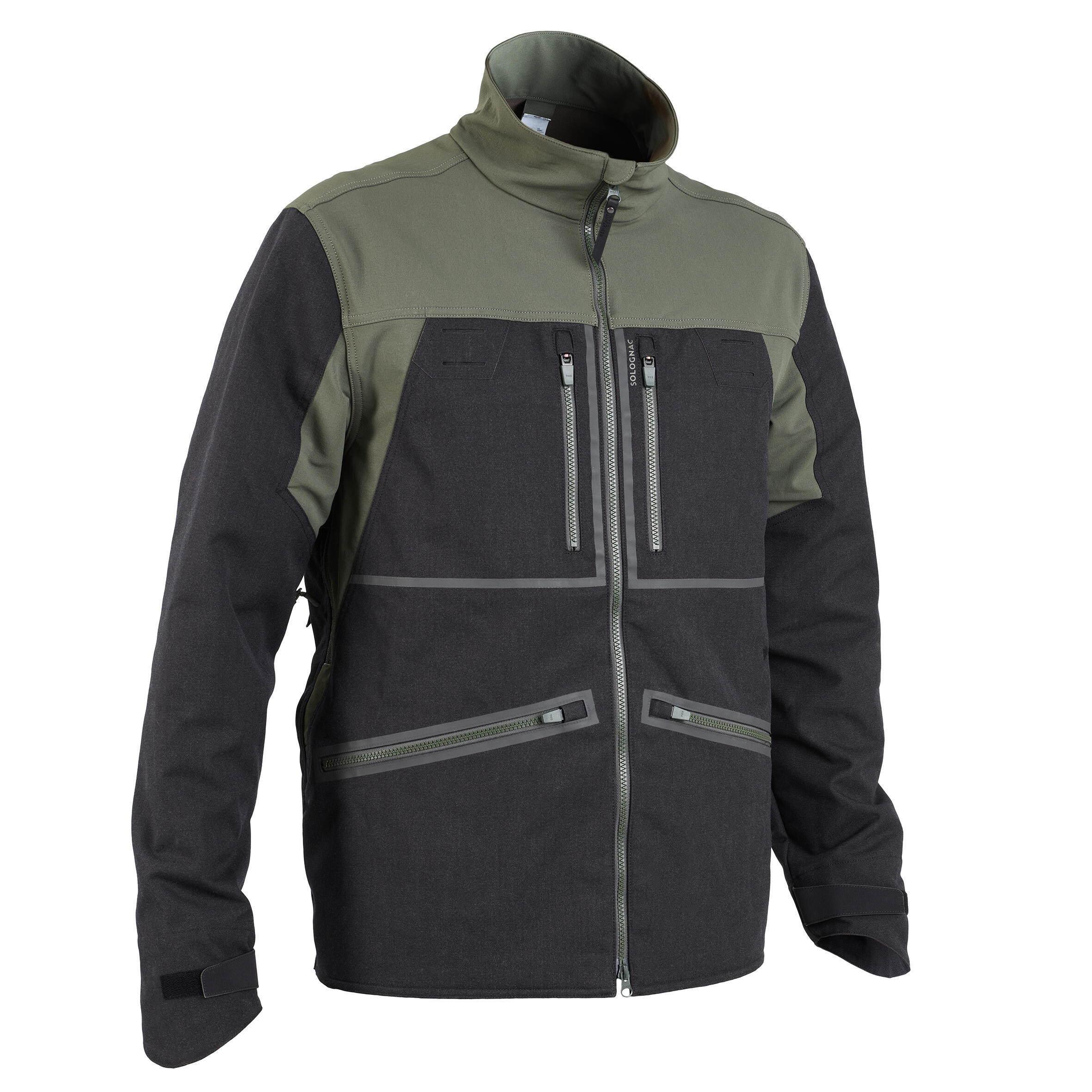 Kurtka outdoor wytrzymała i oddychająca Solognac 900 las