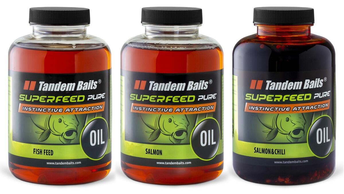 Olej wędkarski SuperFeed Pure zestaw rybny – 3 sztuki