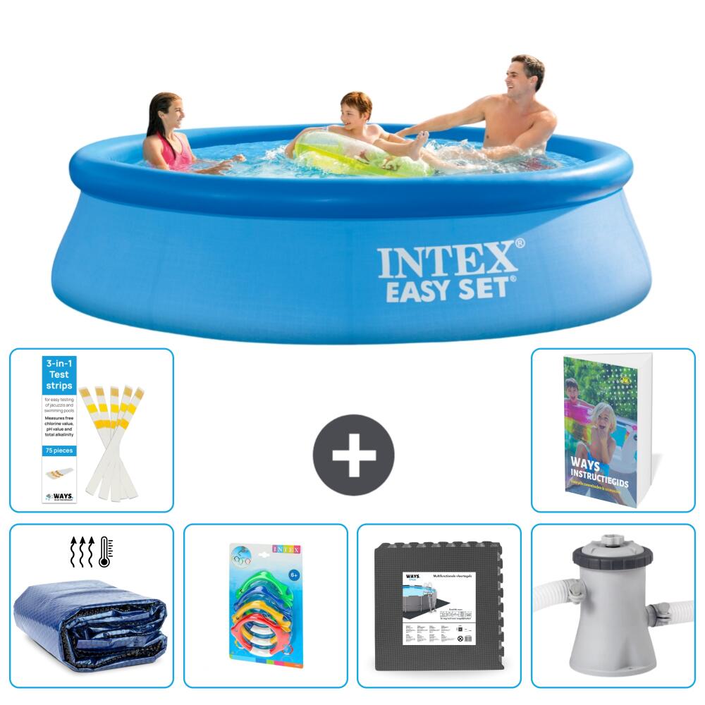 INTEX Basen Easy Set Okrągły - 305x76 cm - 7-częściowy S3