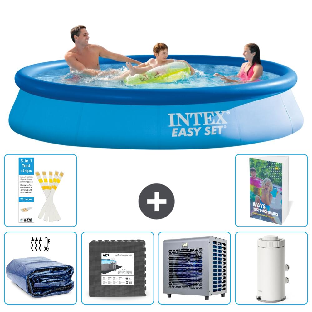 INTEX Basen Easy Set Okrągły - 366x76 cm - 7-częściowy S16