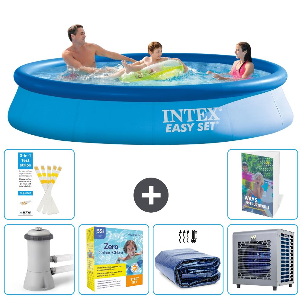 INTEX Basen Easy Set Okrągły - 366x76 cm - 7-częściowy S331