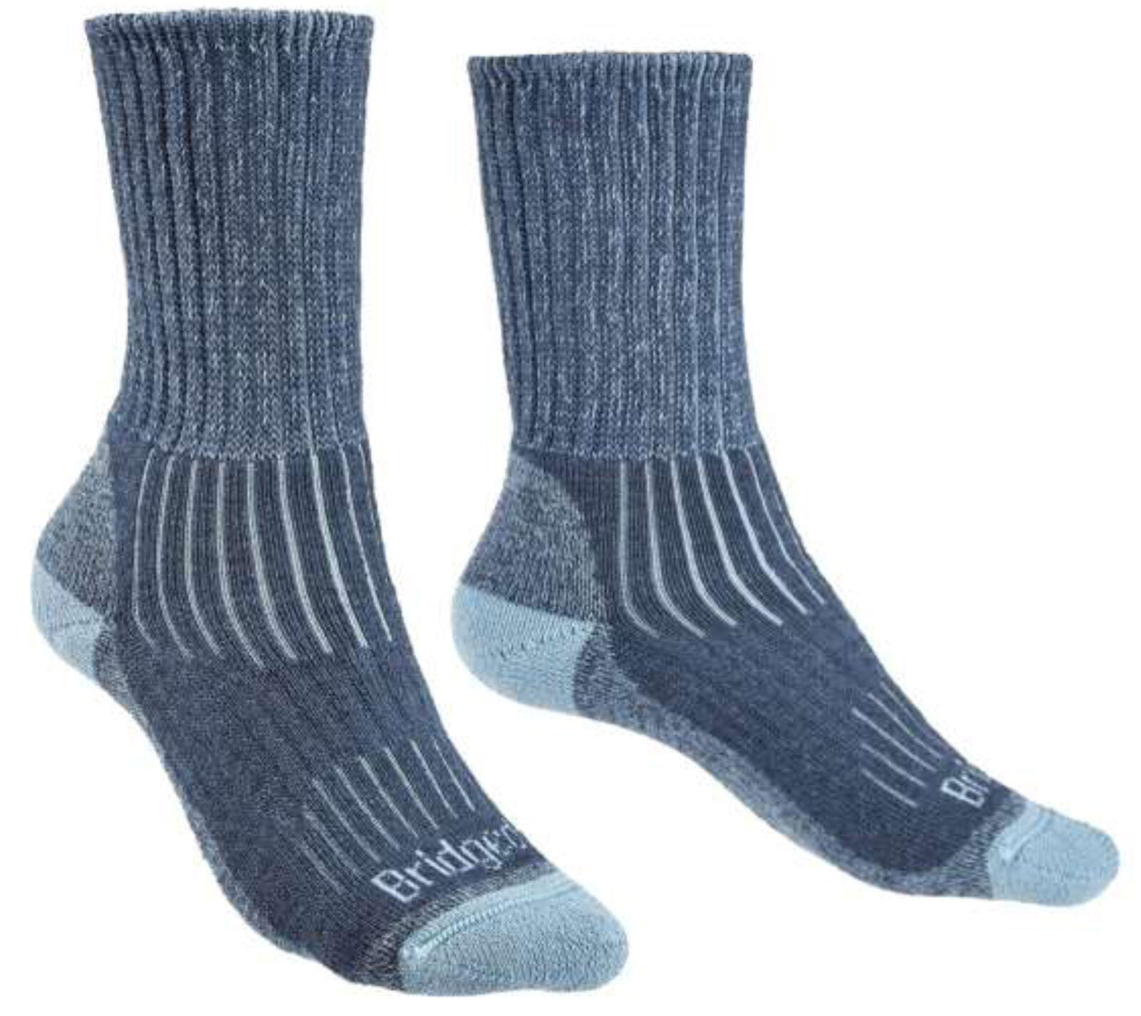 BRIDGEDALE Skarpety damskie HIKE MID MERINO C-L ( 41-43)-Niebieski