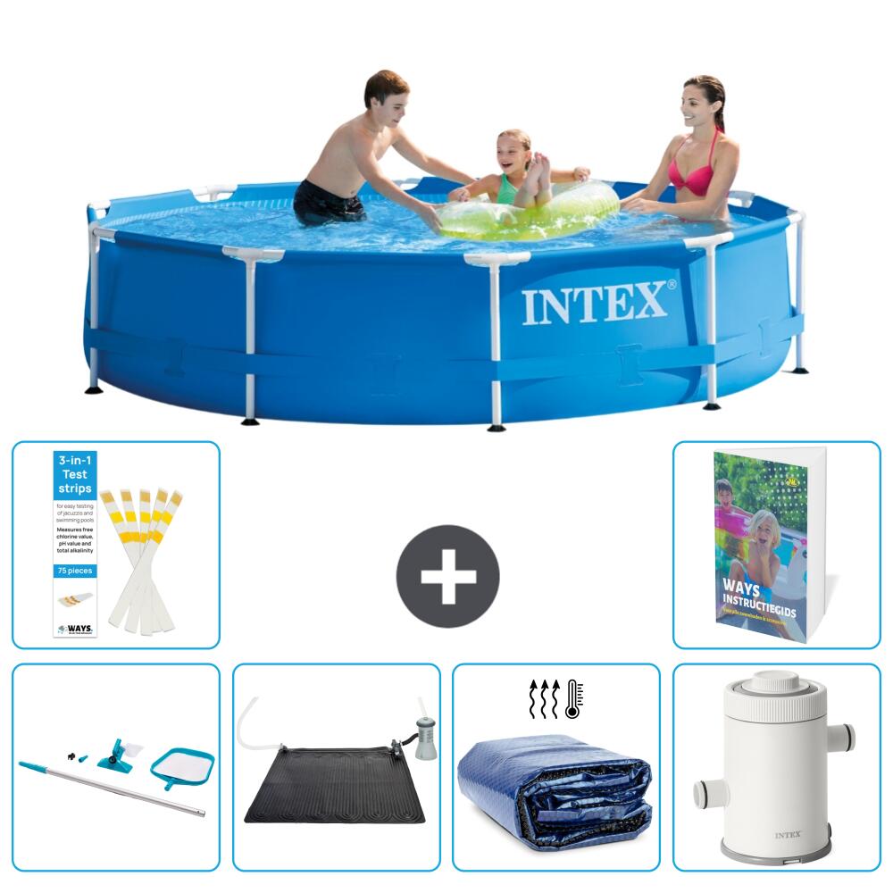 INTEX Basen ze stelażem Okrągły - 305x76 cm - 7-częściowy S61