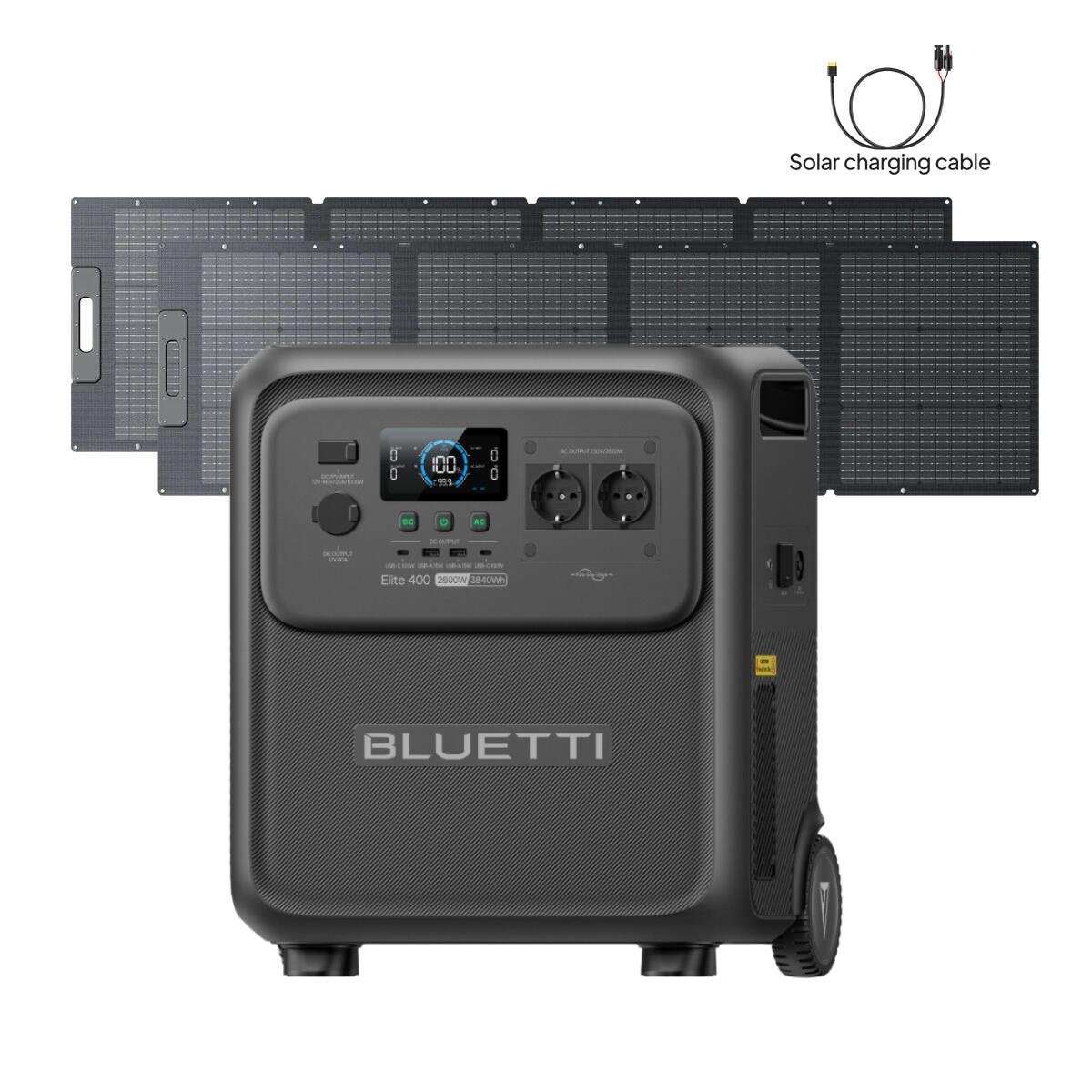 Stacja zasilania Elite 400 + 2*200W 3840Wh z kołami do zasilania awaryjnego domu