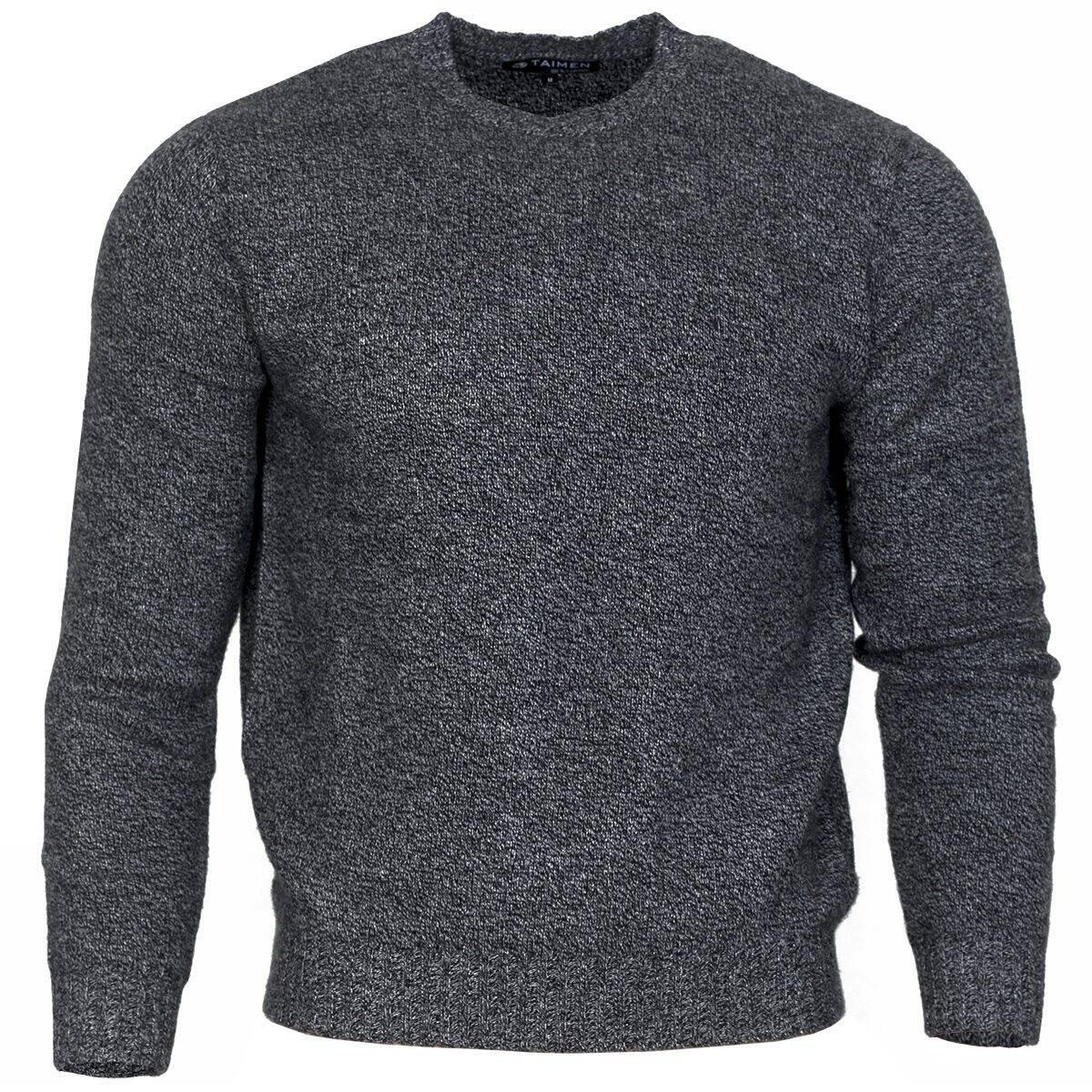 Sweter z kaszmiru Taimen - Ciemnoszary
