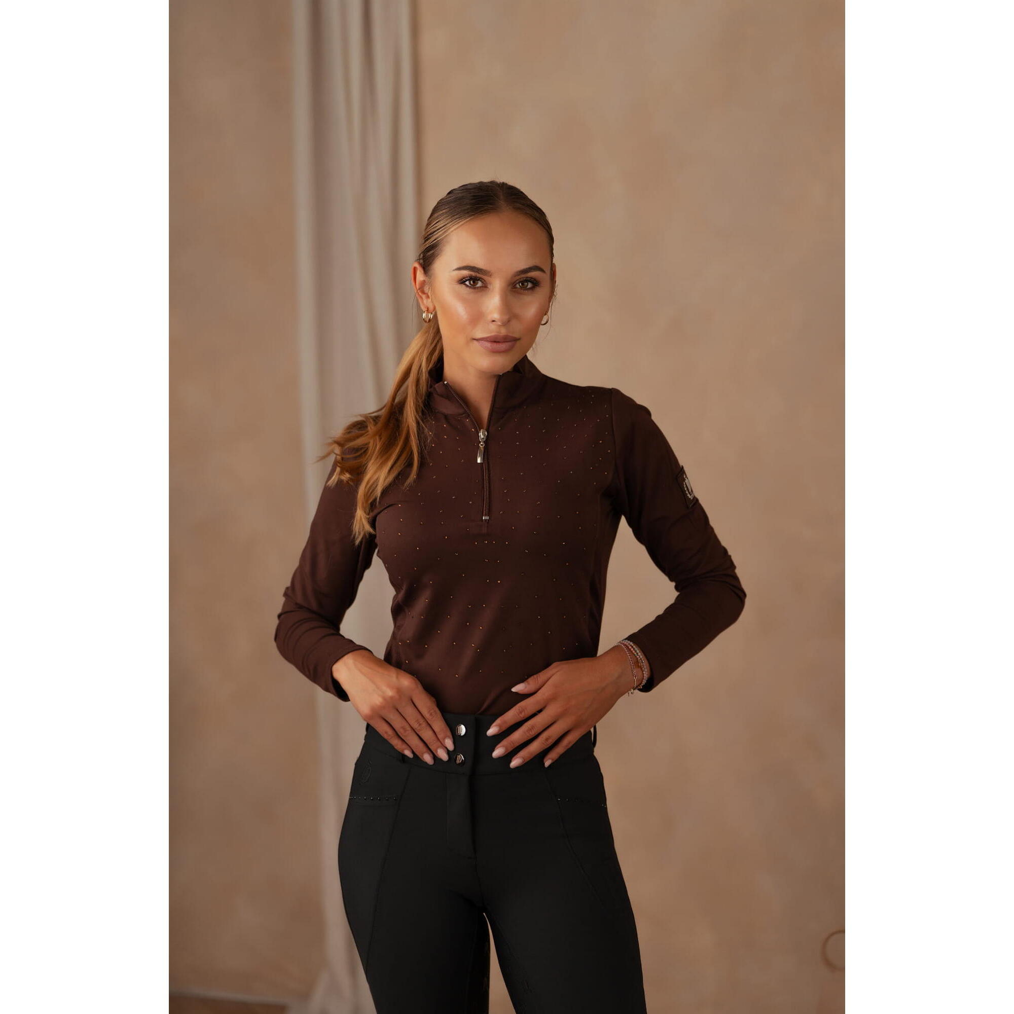 Bluzka techniczna z kryształkami JD ATTACK Becky