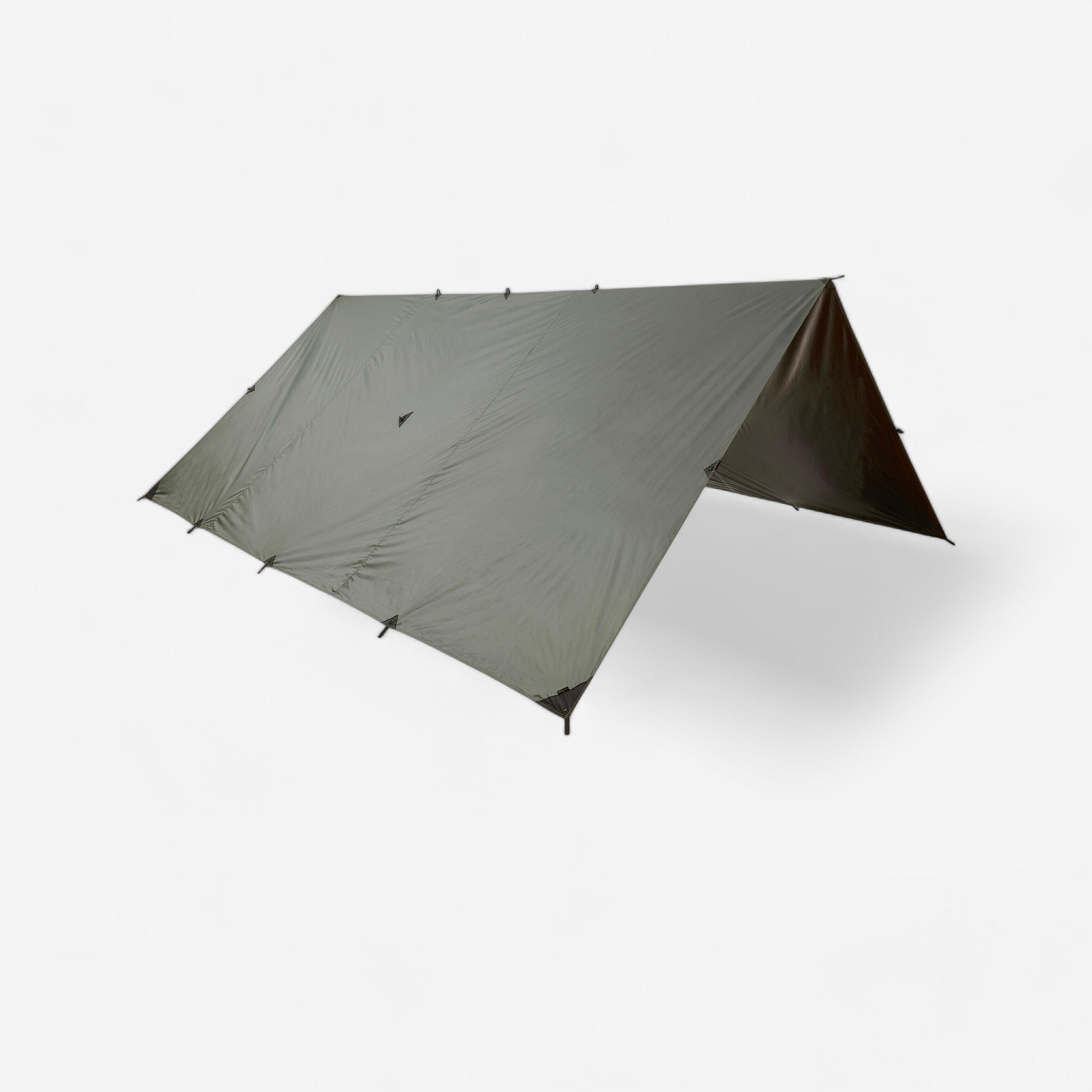Tarp płachta Bushcraft Bivouac 4x4 m wodoodporna