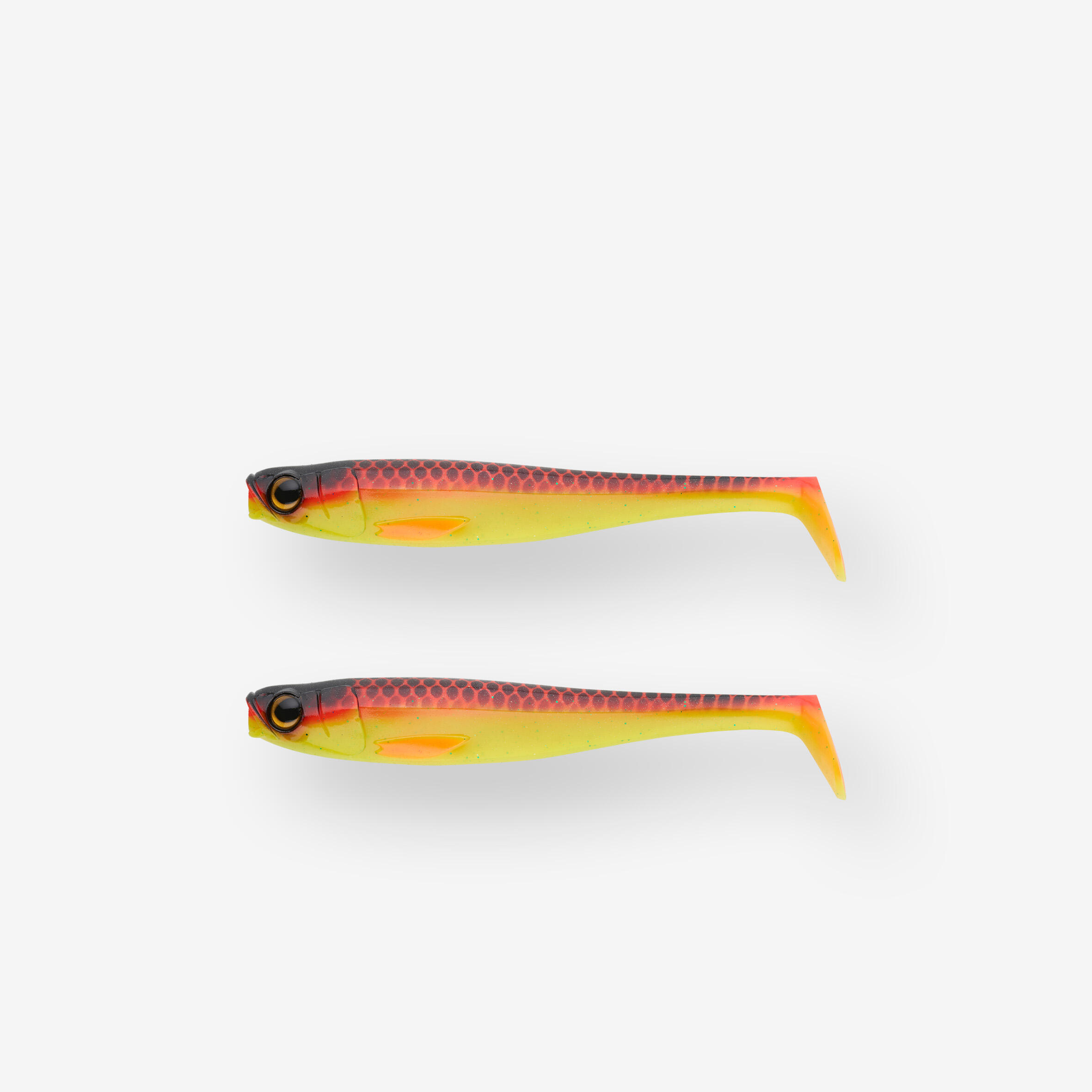 Miękka przynęta szczupakowa Shad Rogen 120 pomarańczowa X2