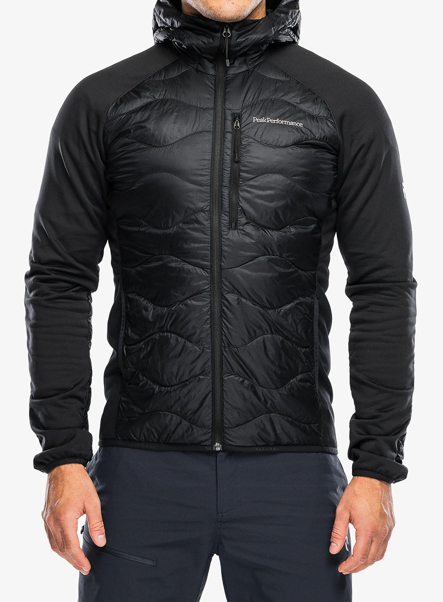 Kurtka Peak Performance puchowa męska Helium Down Hybrid Hood czarna - L