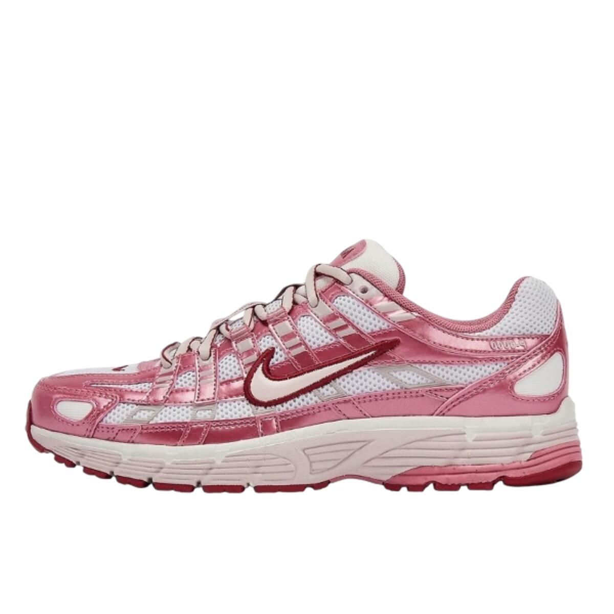 Nike P-6000 White Silt Red Peony