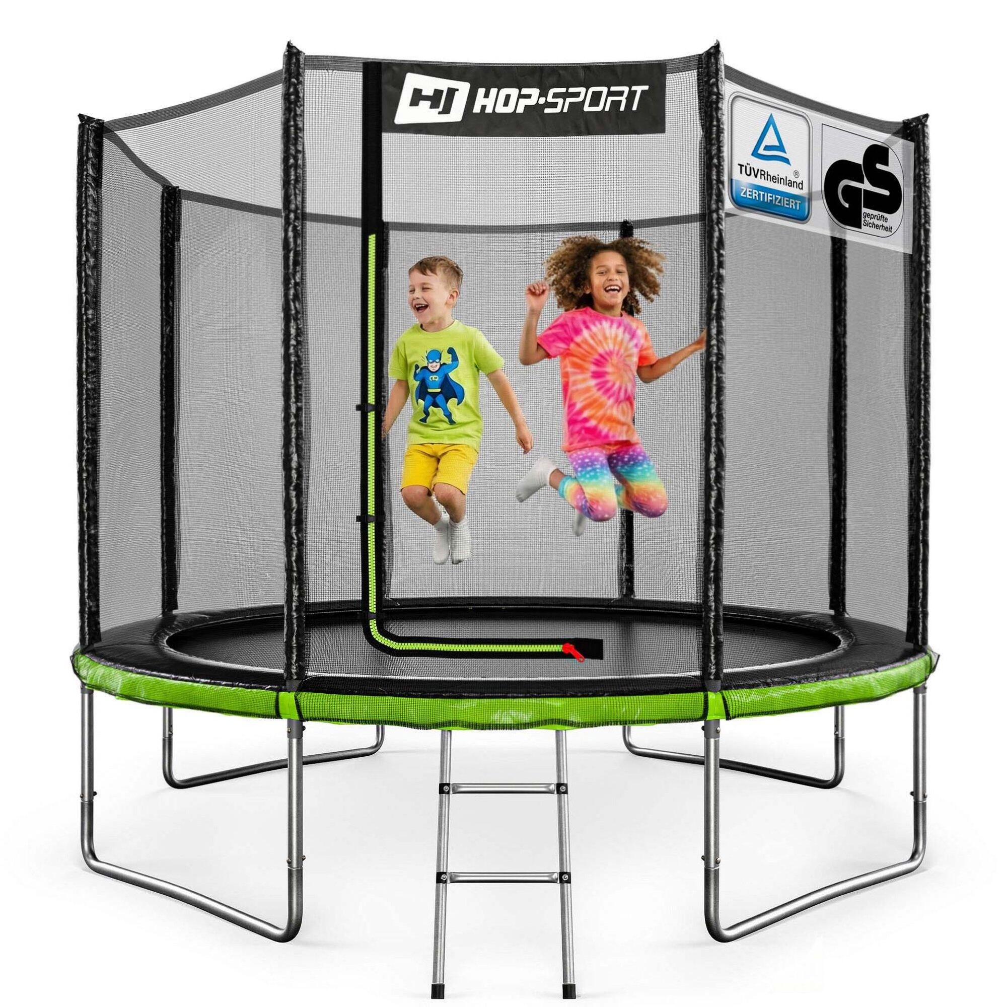 Trampolina 10ft (305cm) Hop-Sport HS-T10A z siatką zewnętrzną
