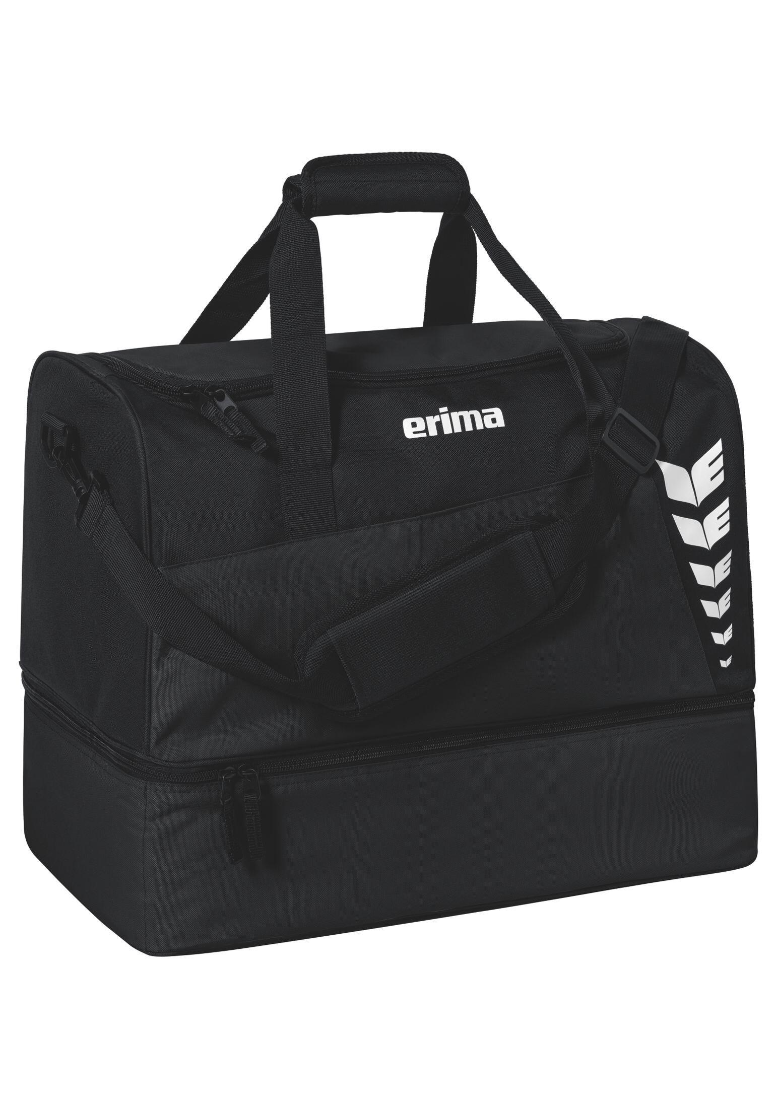 Torba treningowa ERIMA Six Wings Sports Bag With Bottom Compartment 60 l black