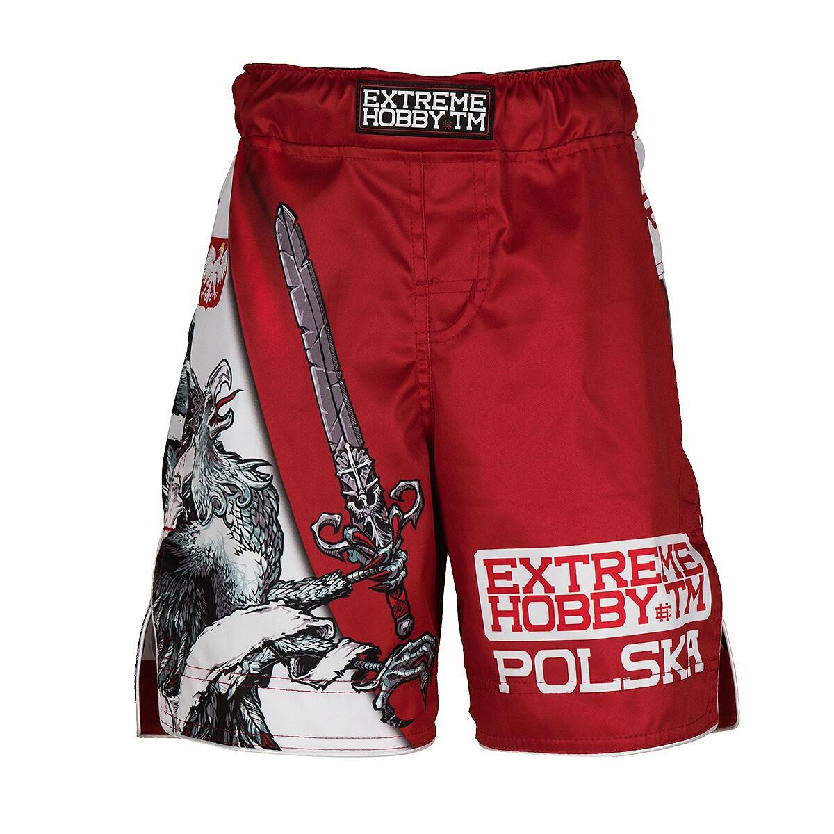 Фото - Одяг для єдиноборств Extreme Style Spodenki do Grapplingu MMA BJJ K1 dziecięce EXTREME HOBBY POLISH EAGLE 