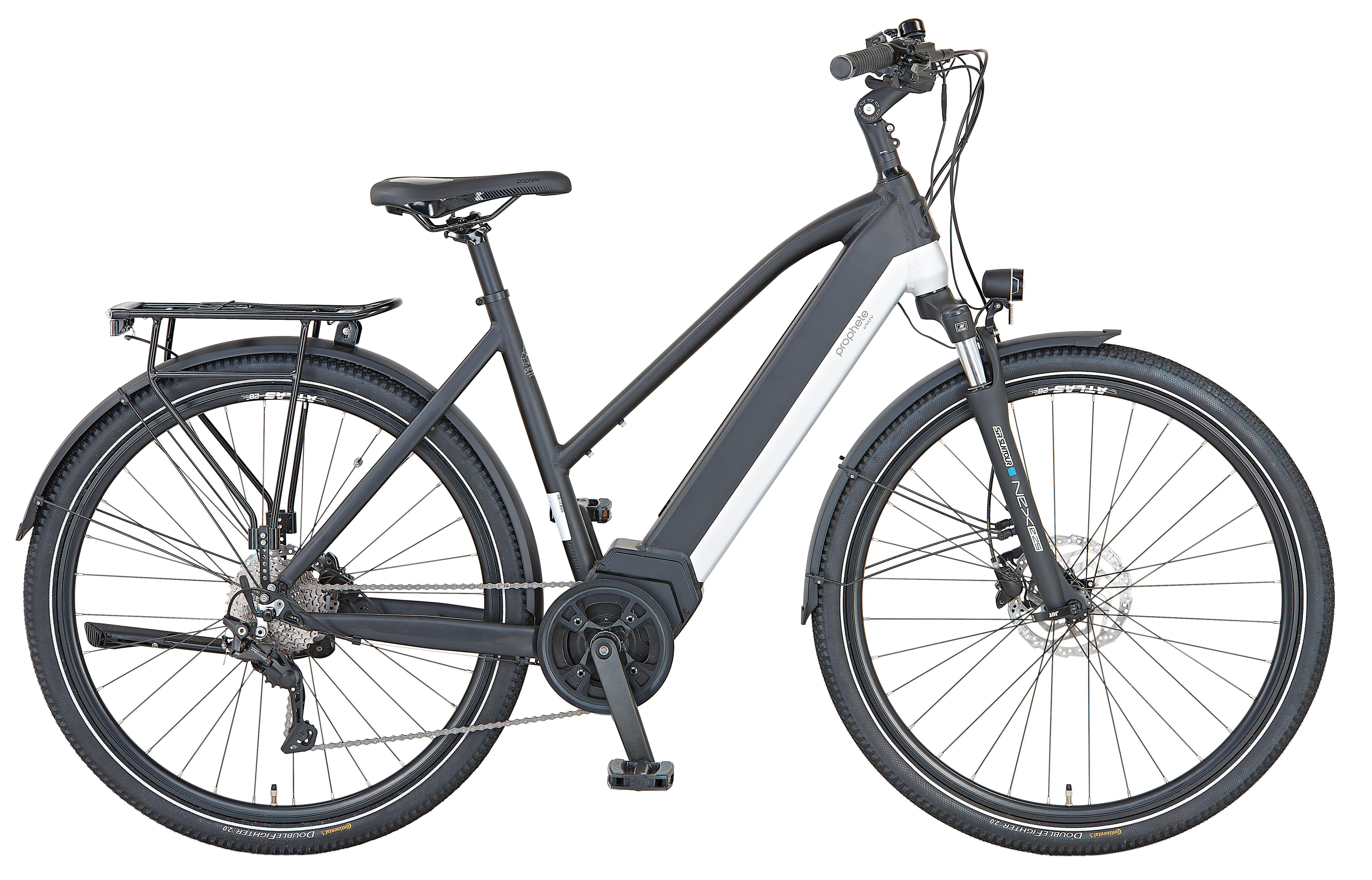 Rower elektryczny trekking Prophete E-Bike Odkrywca 5.0 28 Rama Trapezowa RH52