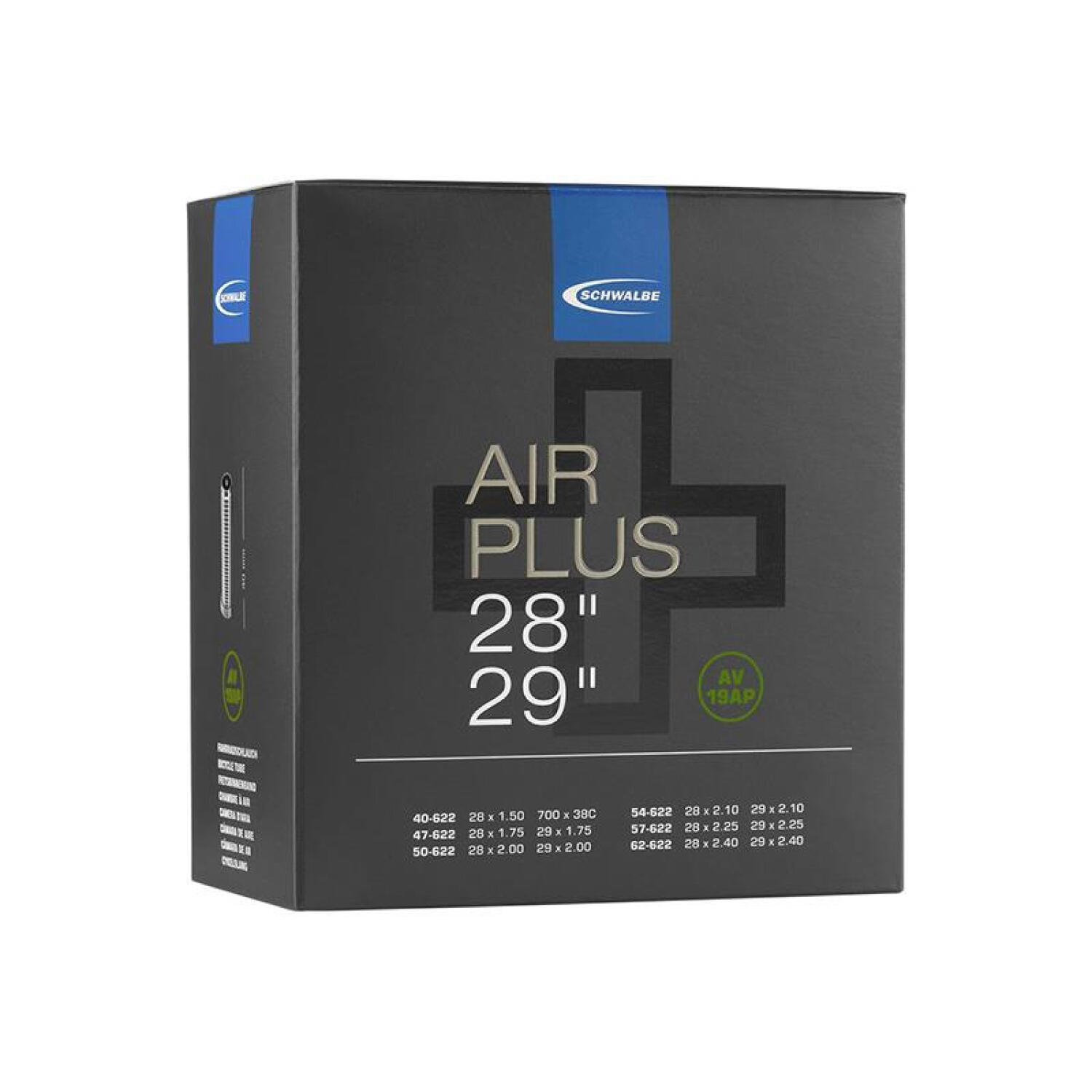 Dętka Av19Ap Air Plus 28/29 / 40/62-622 - Zawór 40Mm