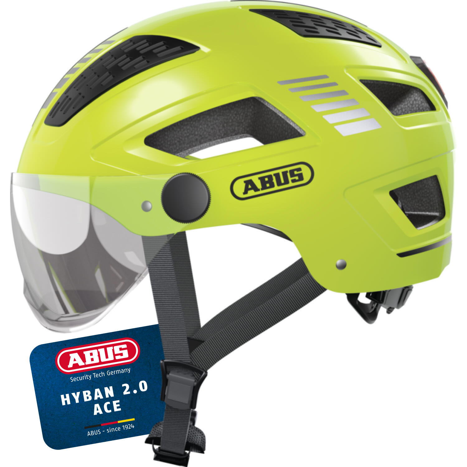 Kask Rowerowy Hyban 2.0 Ace Signal Yellow L 56-61 Cm
