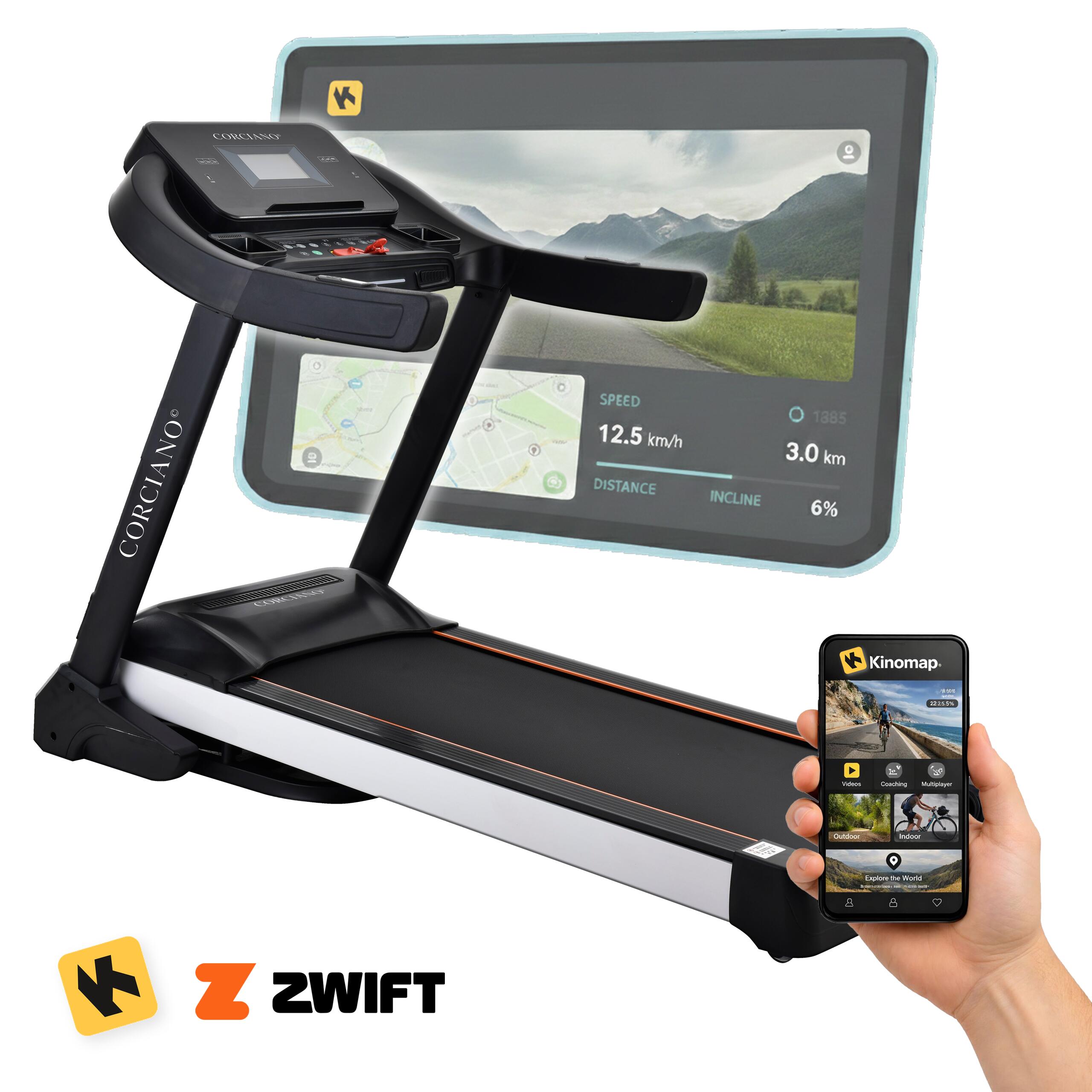 Bieżnia Elektryczna Forza 180kg 25km/h Eliton Corciano