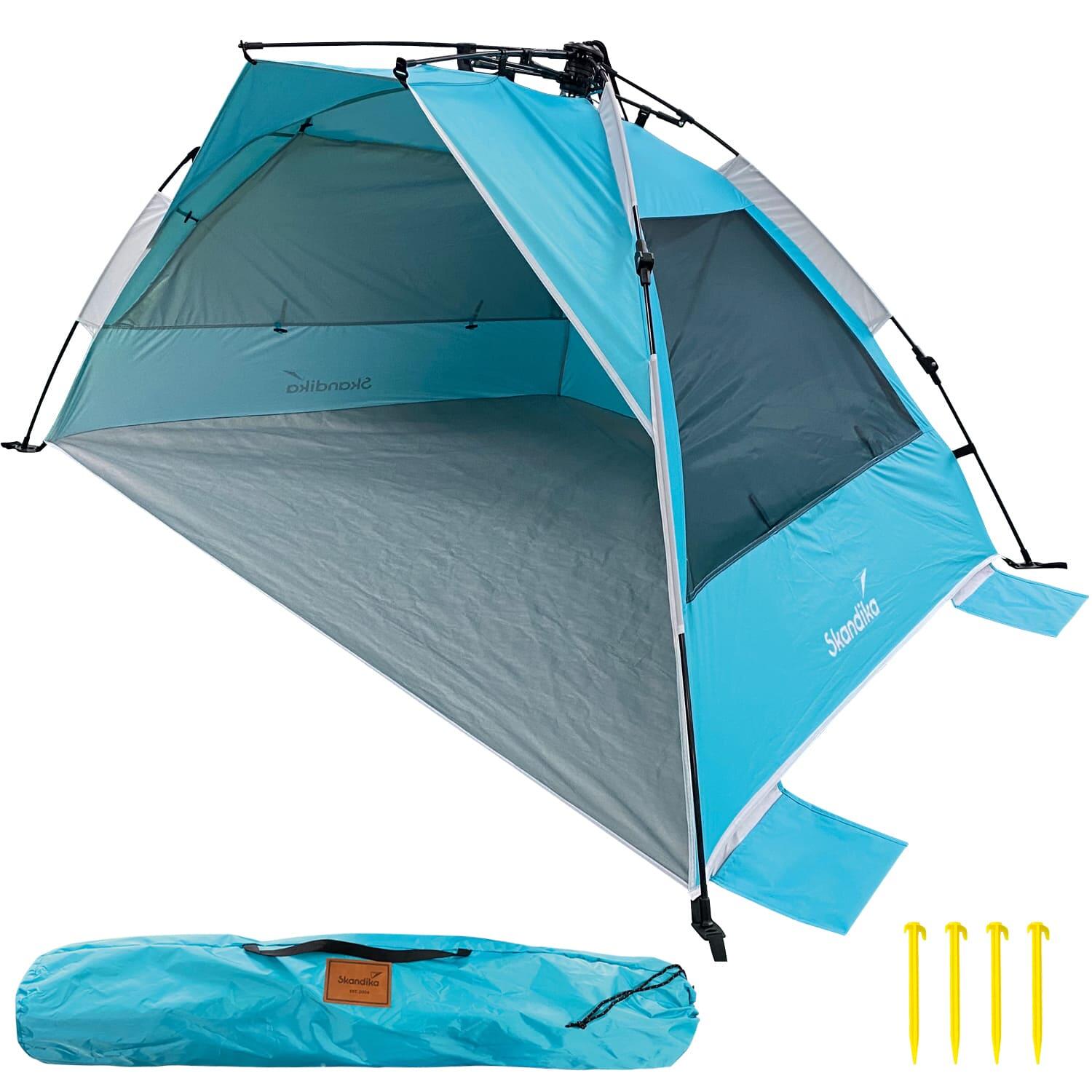 Namiot plażowy Skal Quick-Start – parasol chroniący przed wiatrem – UV 80+