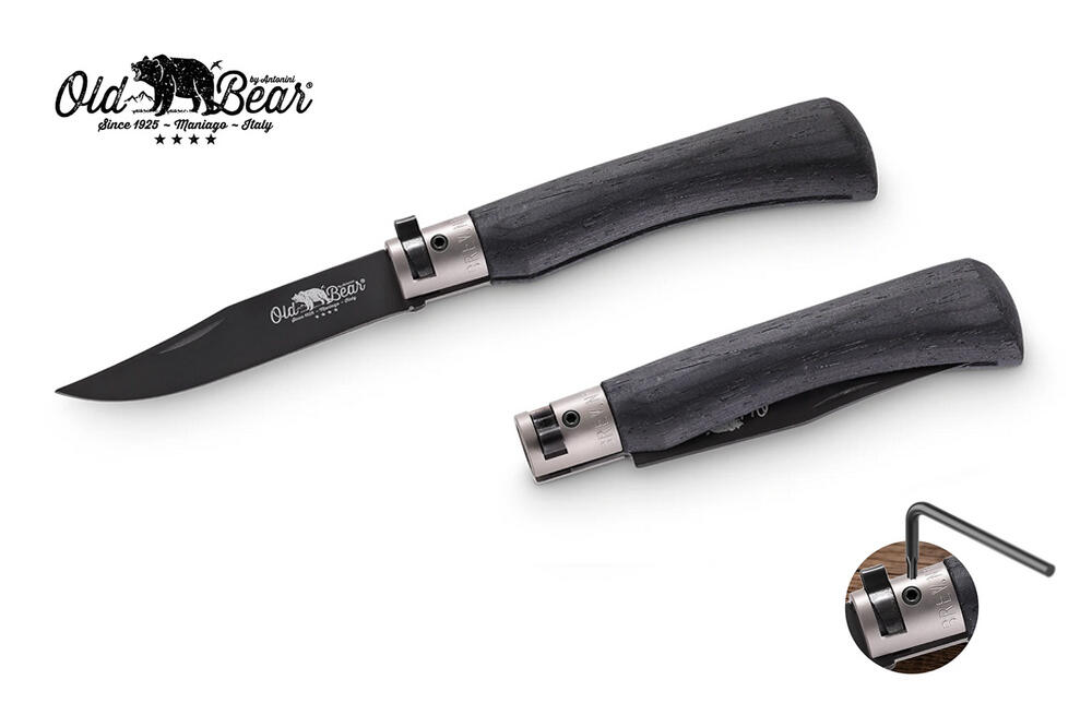 Nóż składany Antonini KNF Lamin Black Stainless