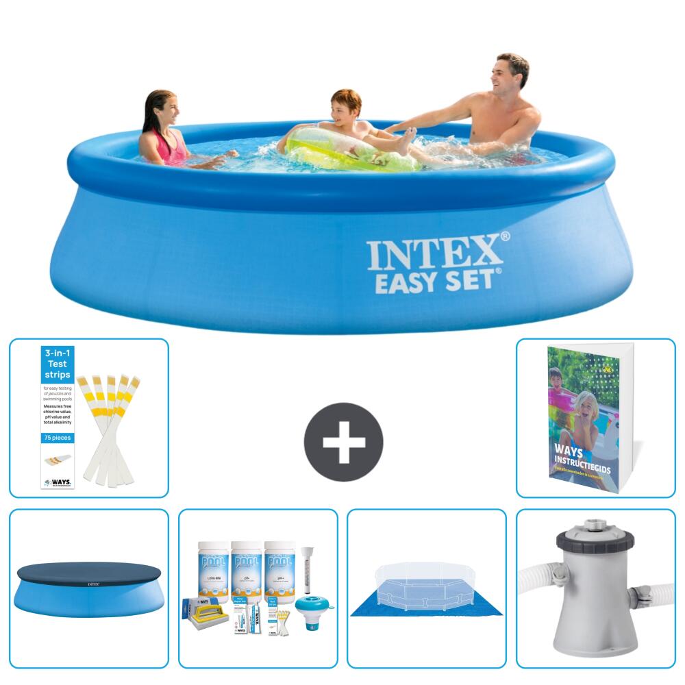 INTEX Basen Easy Set Okrągły - 305x76 cm - 7-częściowy S77