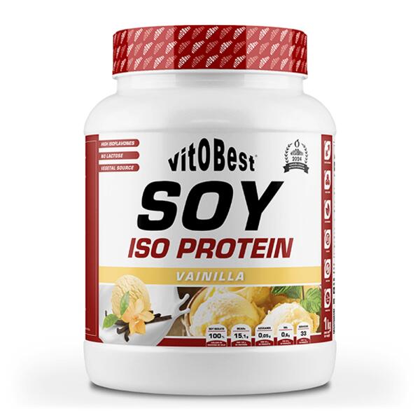 Białko sojowe Iso - 1 kg wanilii VitoBest
