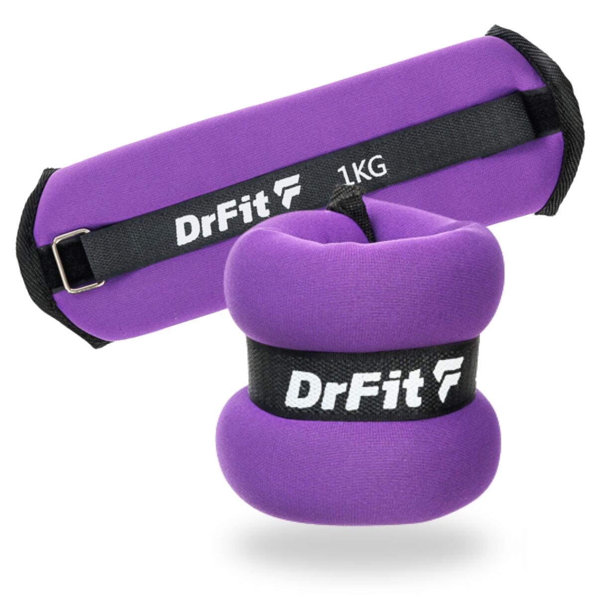 Obciążniki ciężar do ćwiczeń ciężarki do fitnessu na siłownię 1 kg para DrFit
