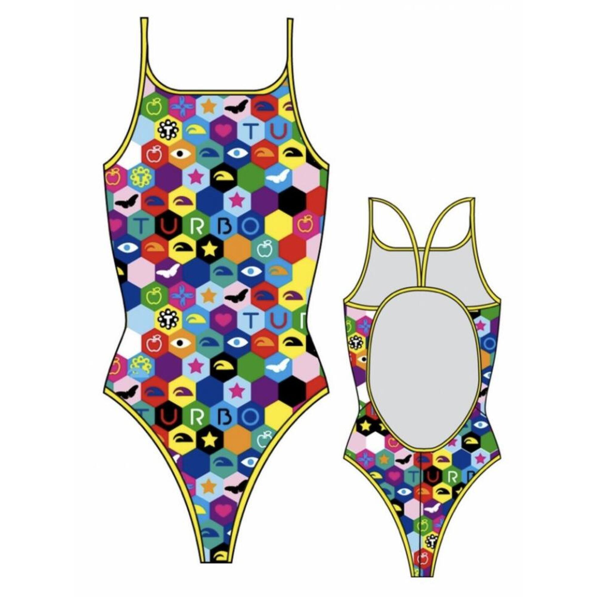 Strój jednoczęściowy pływacki damski turbo mujer