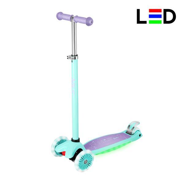 Hulajnoga Dziecięca Fioletowa Nils Fun Hlb1310 Led