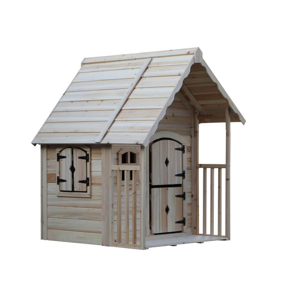 Drewniany domek do zabawy KIMI – Naturalny
