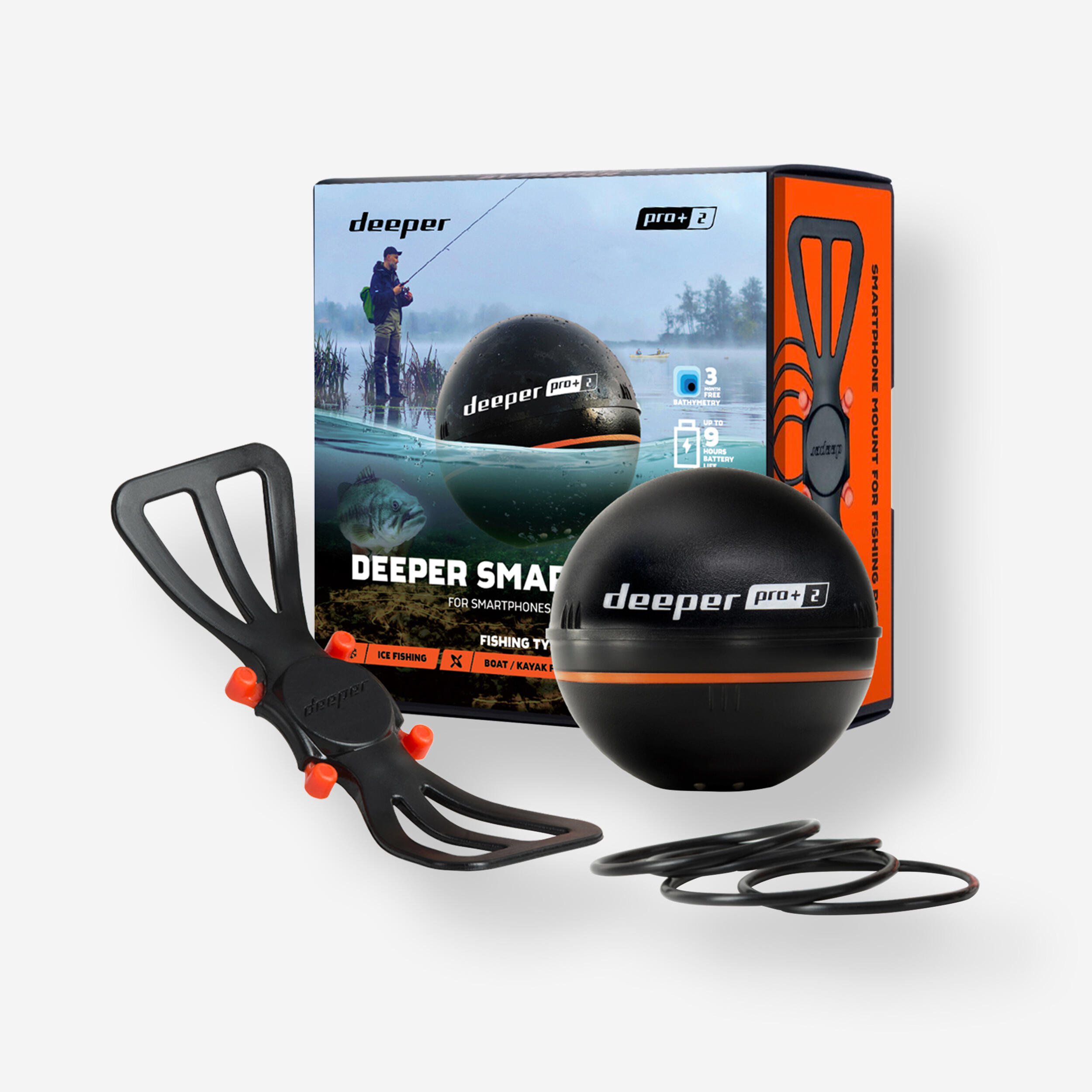 Echosonda Deeper Pro Plus 2 + Uchwyt na telefon