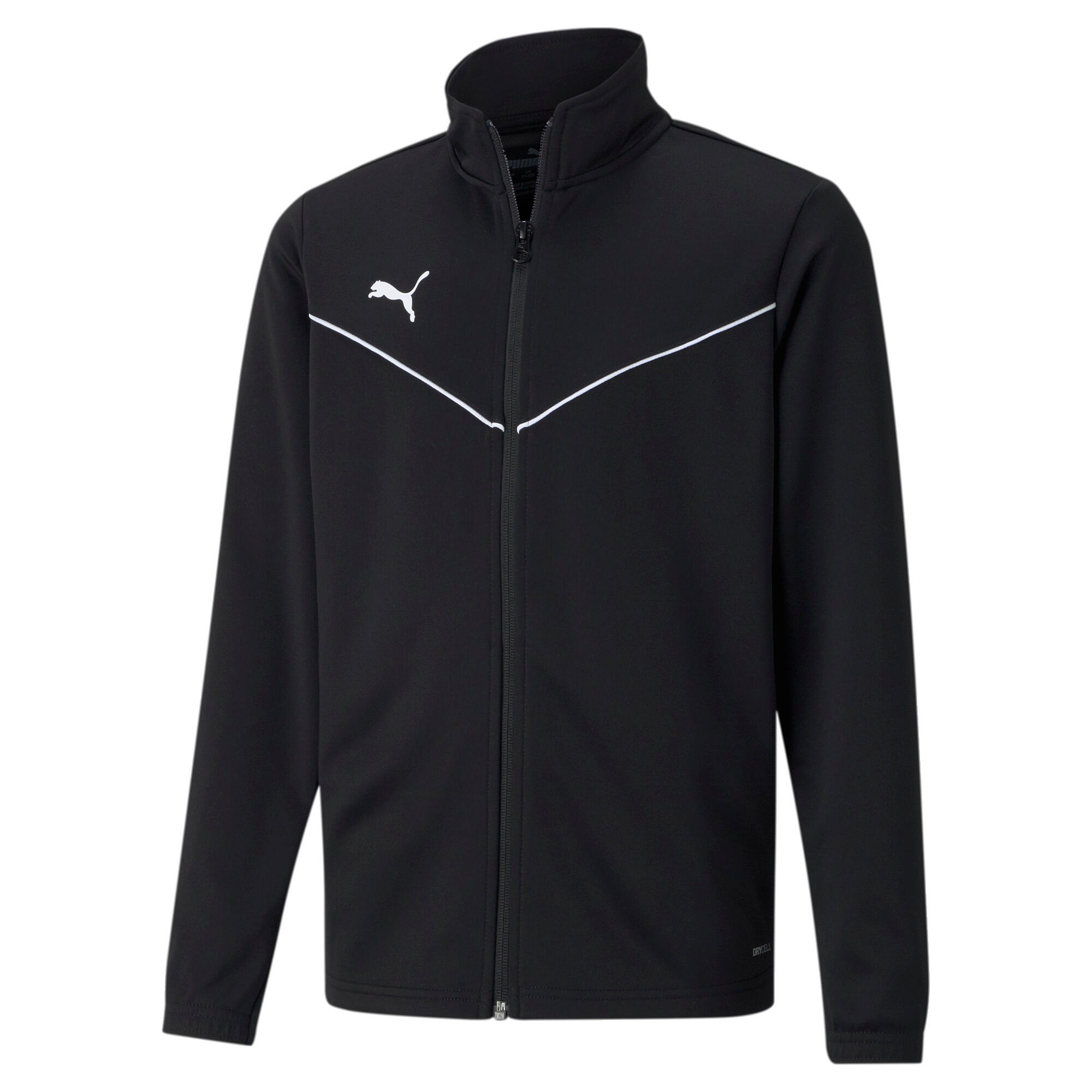 Bluza dla dzieci Puma teamRISE Training Poly Jacket Jr czarna